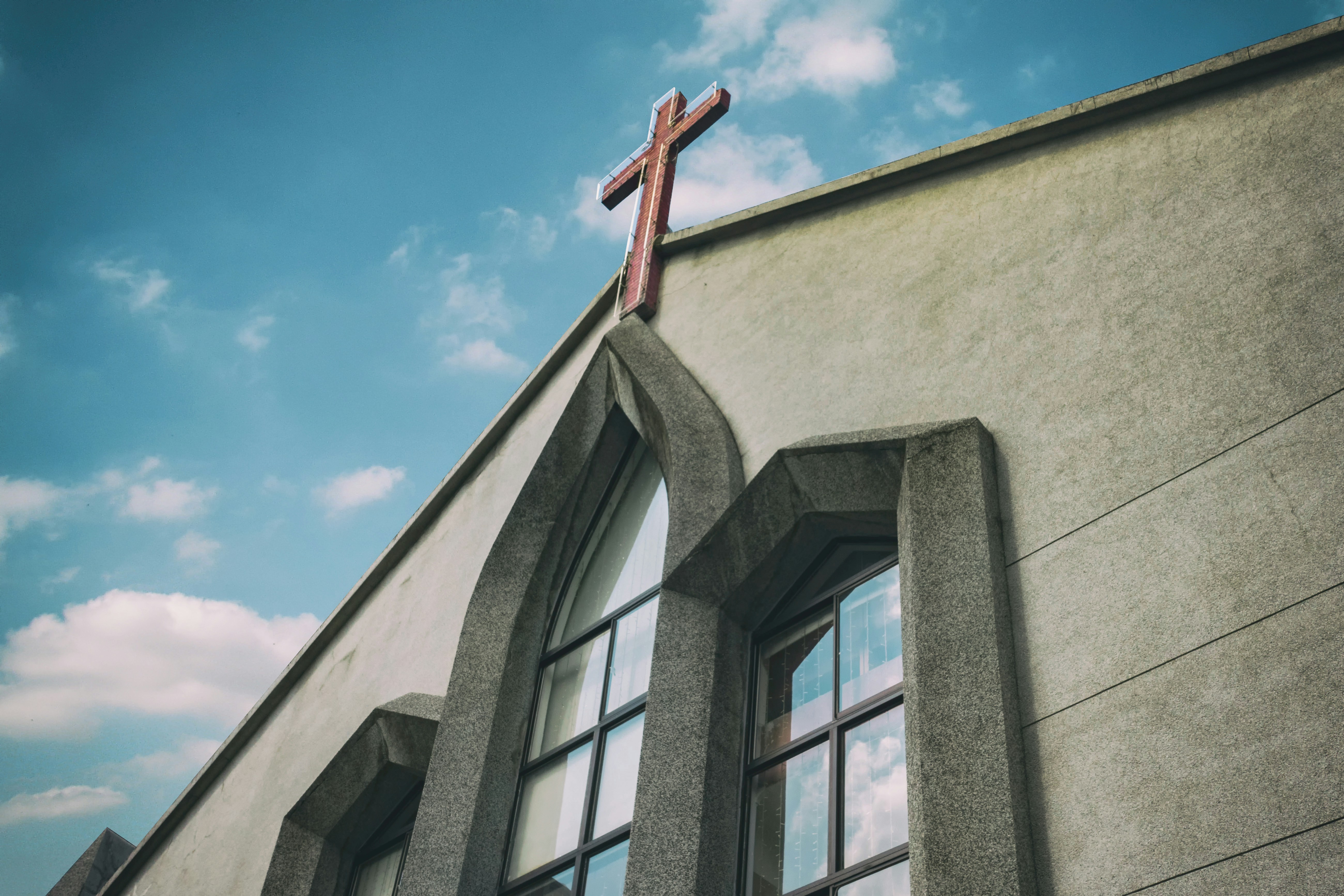 Abstract Angle Of Church Building